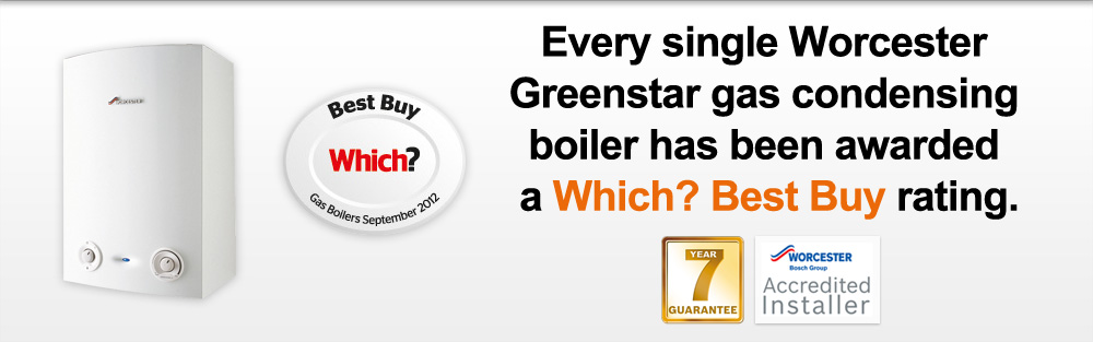 Every single Worcester Greenstar gas condensing boiler has been awarded a Which? Best Buy rating.